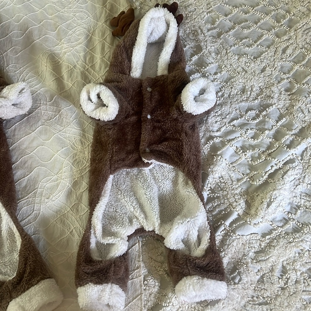 Dog bodysuit reindeer
